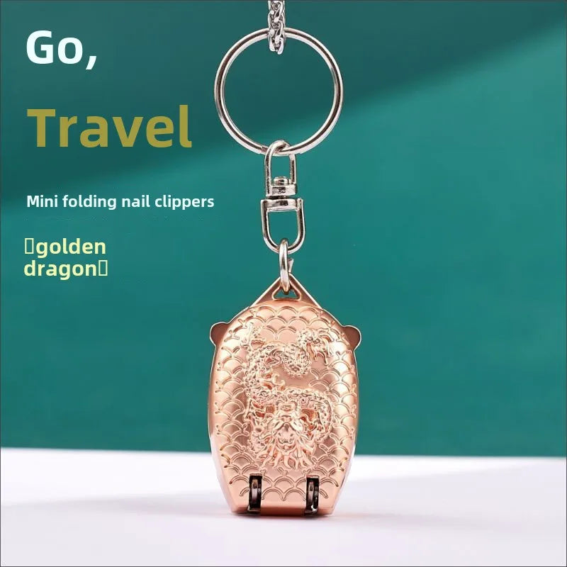 Mini Folding Nail Clipper – Keychain Stainless Steel Cutter Nail Clipper Axl