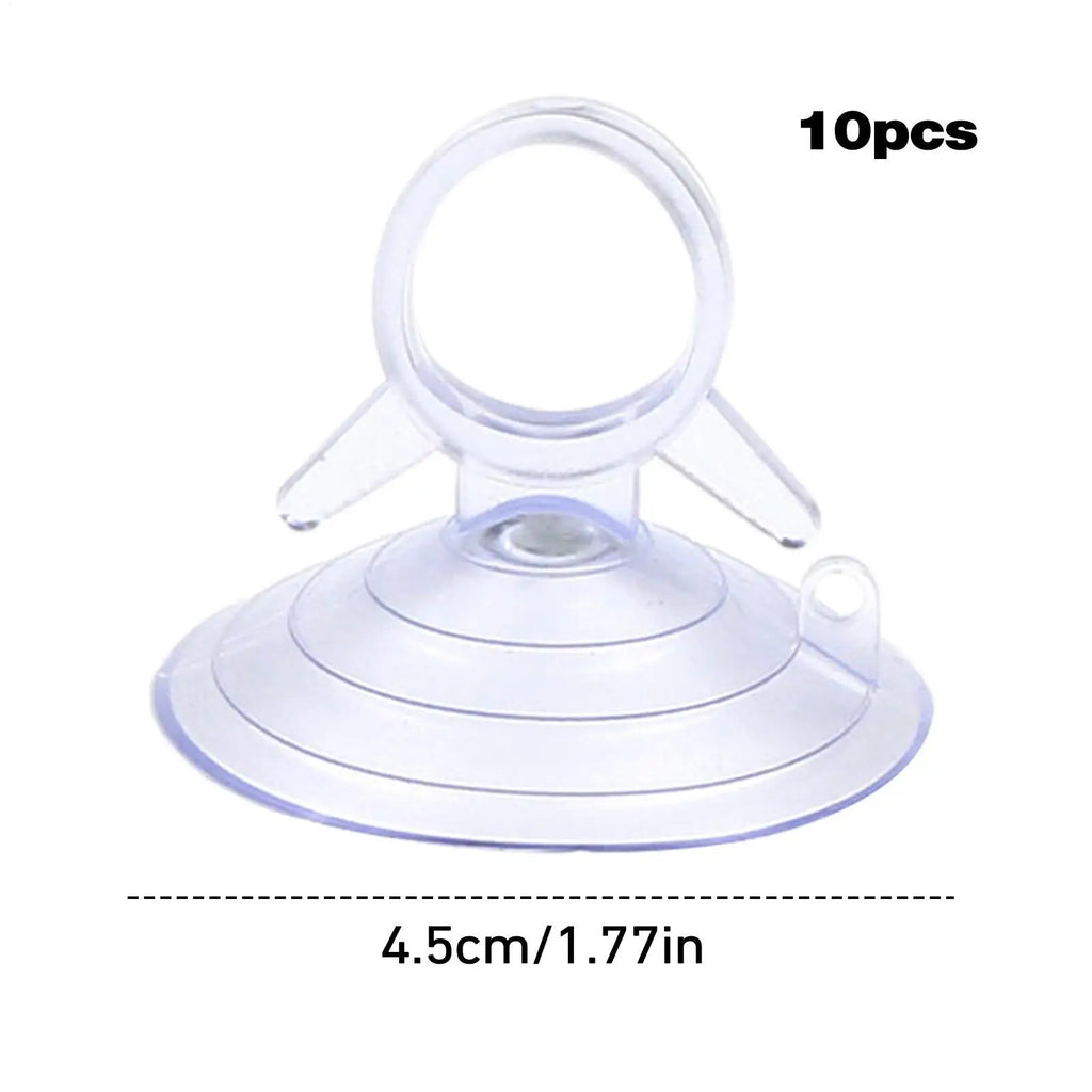 PVC Suction Cup Hooks 10-Pack – Car, Glass & Bathroom Suction Cup Hooks Axl