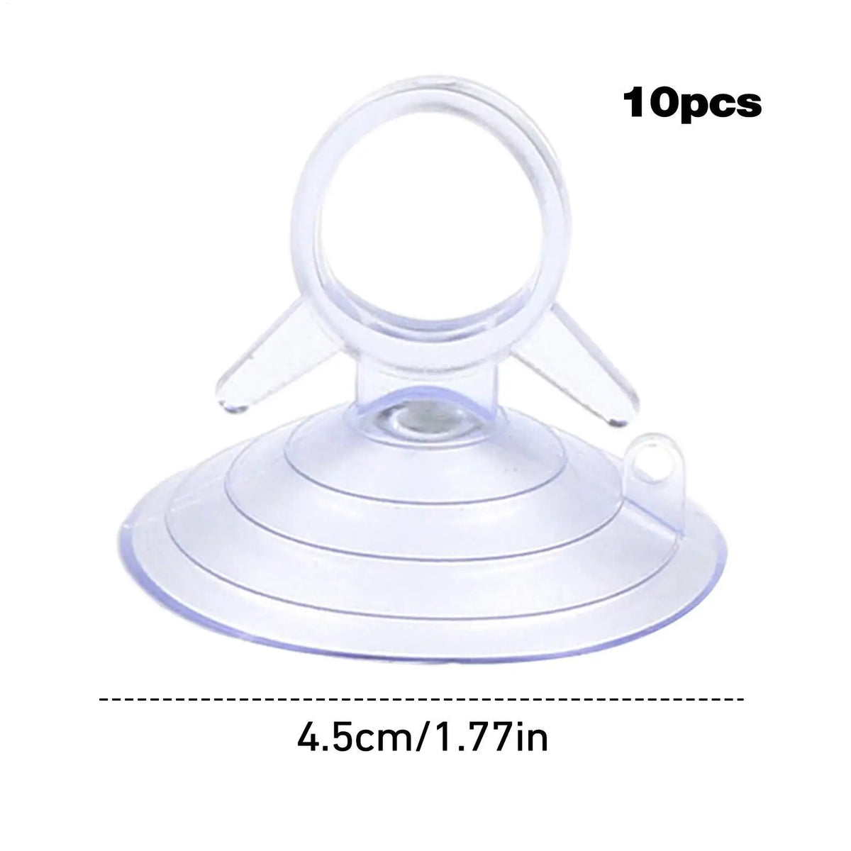 PVC Suction Cup Hooks 10-Pack – Car, Glass & Bathroom Suction Cup Hooks Axl