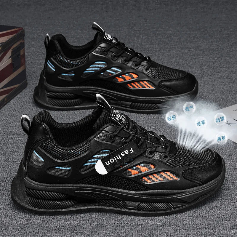 Men's Lightweight Anti-Slip Breathable Sneakers | Casual Men's Casual Sneakers Axl