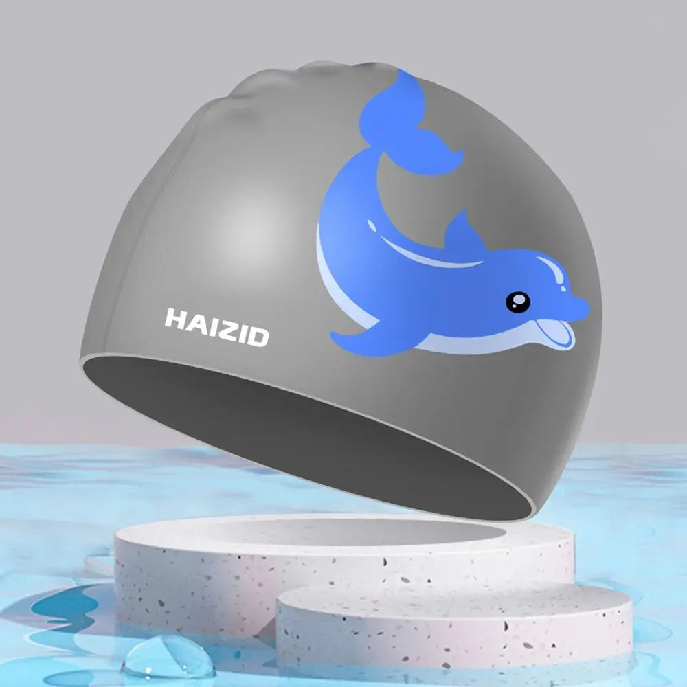 Silicone Swimming Cap – Waterproof Ear Protection, Long Hair Silicone Swim Cap Axl style 9