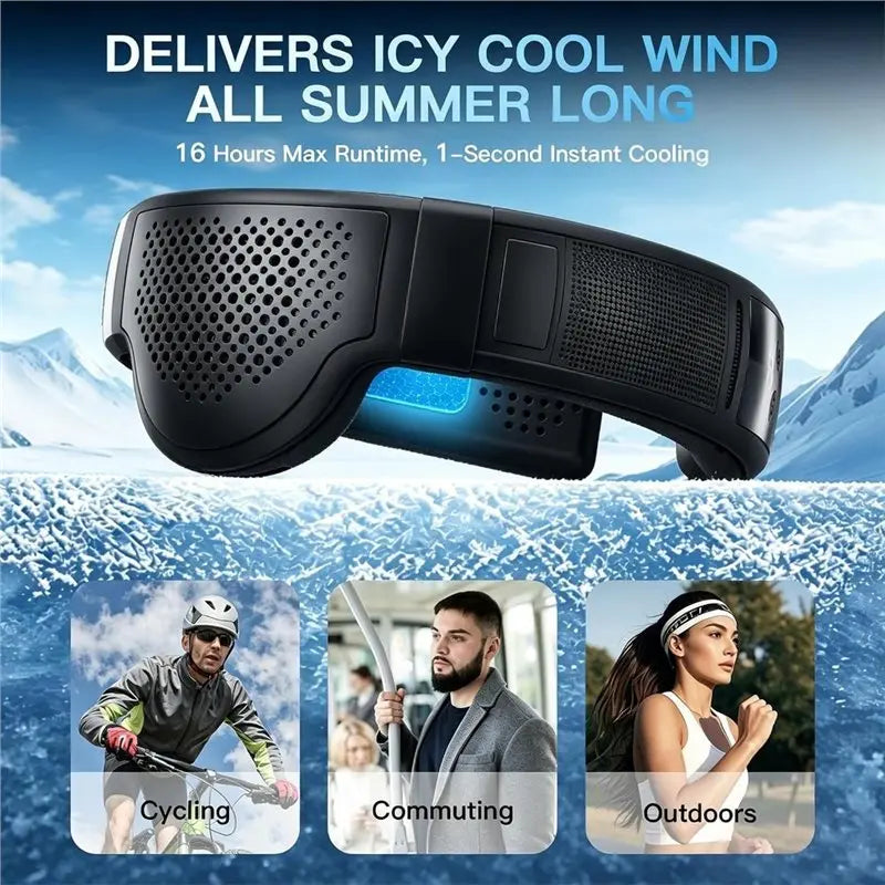 Wearable Neck Cooler Fan – Semiconductor Cooling & 6000mAh Wearable Neck Cooler Axl
