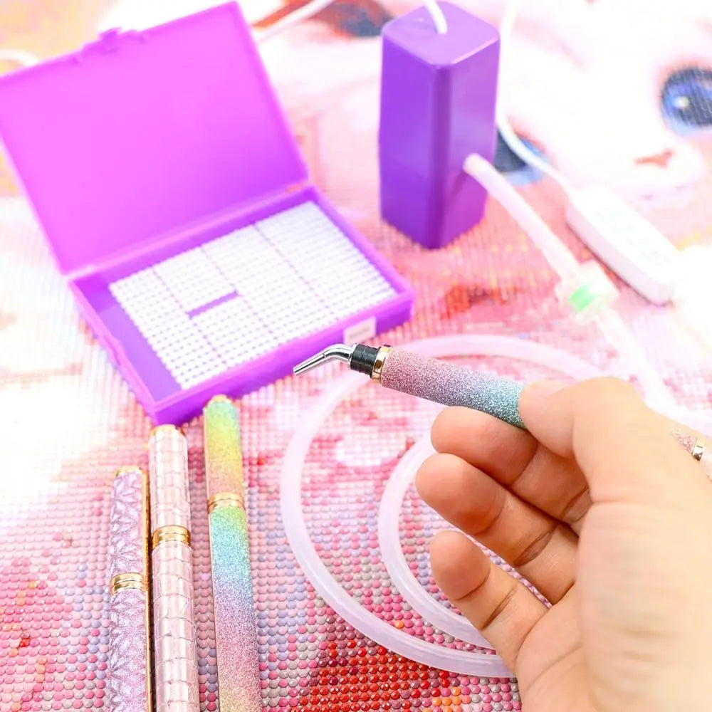 Electric Vacuum Diamond Painting Pen Kit – USB Suction Tool Diamond Painting Tool Axl