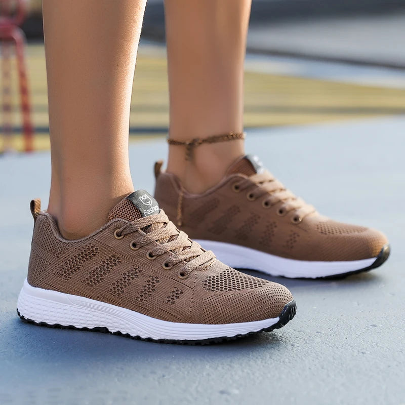AZGB Women's Lightweight Breathable Mesh Sneakers Slip-On Women's Sneakers Axl