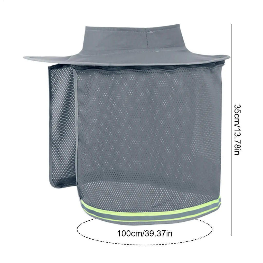 Hard Hat Sun Shade UPF50+ Breathable Neck Shield Visor Hard Hat Visor Axl