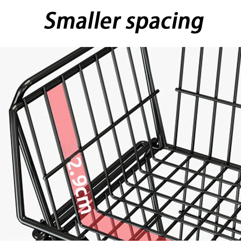 Nordic Metal Kitchen Storage Rack – 3/4/5 Tier Organizer Kitchen Storage Rack Axl