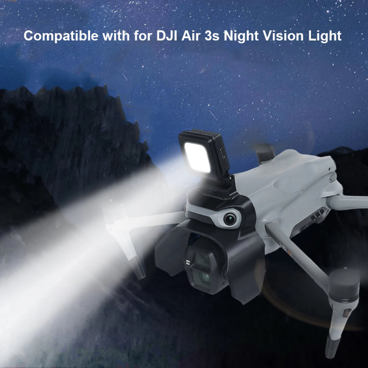 DJI Air 3S LED Navigation Light & Gimbal Guard – 3 Modes Drone Accessory Axl