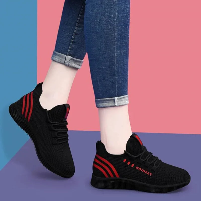Women's Breathable Air Mesh Vulcanized Casual Sneakers Women's Sneakers Axl