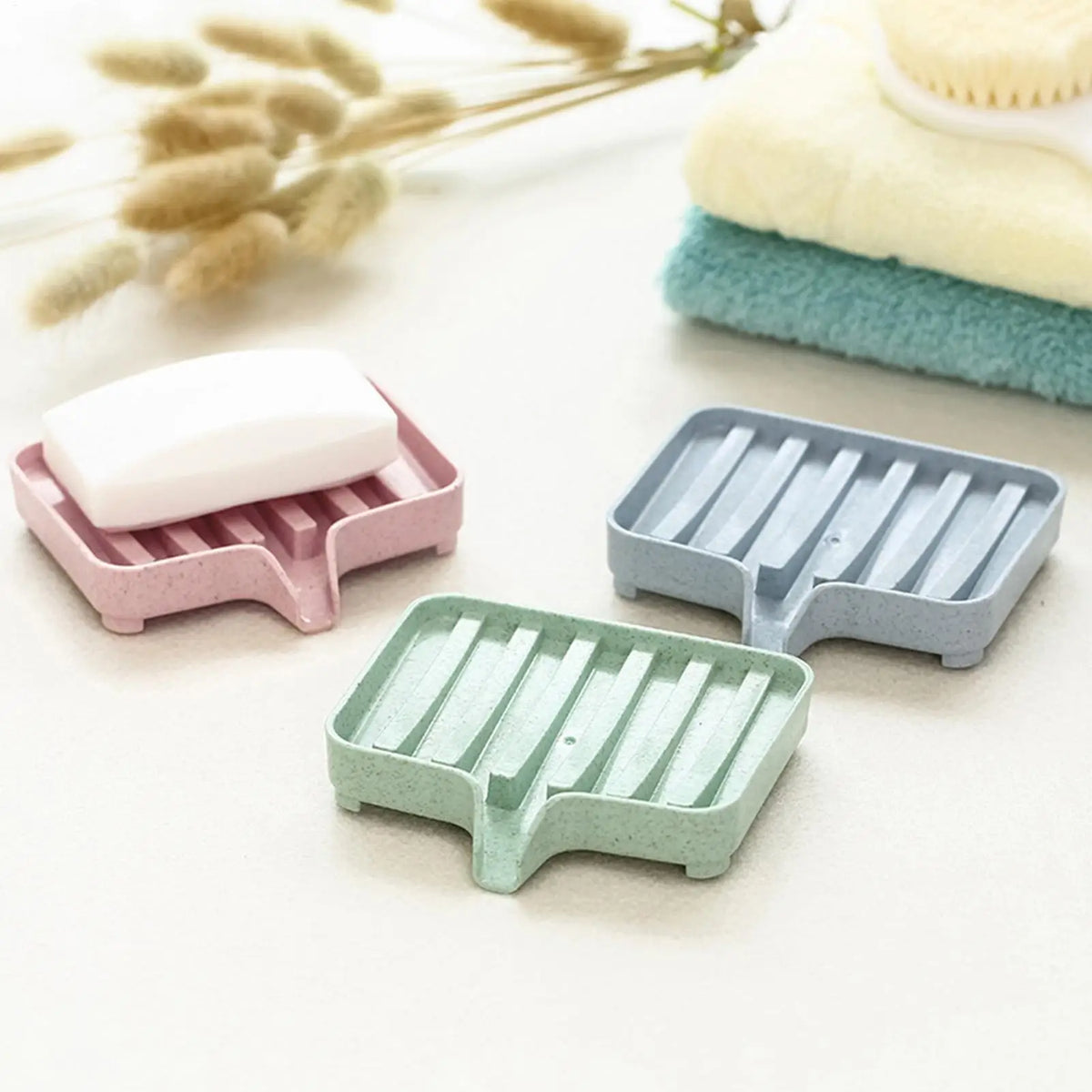 Draining Soap Dish – Space-Saving Shower Soap Holder Soap Dish Axl