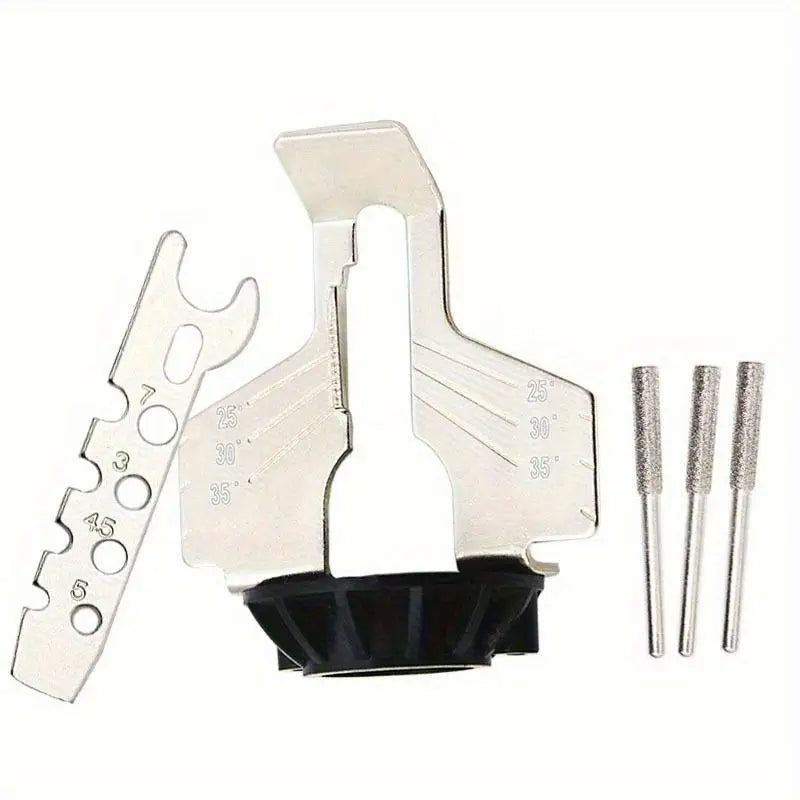 Saw Sharpening Attachment – Guide Drill Adapter for Rotary Tool Saw Sharpening Attachment Axl