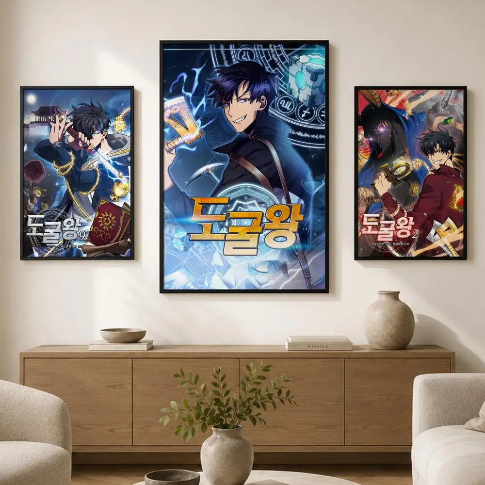 Tomb Raider King Manhwa PVC Wall Poster – Peel & Stick HD Wall Poster Axl
