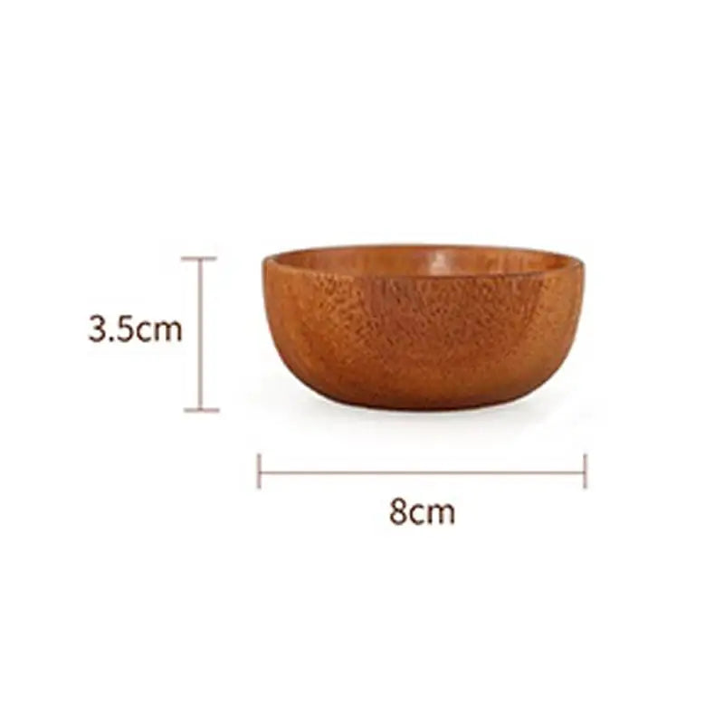 Large Wooden Salad Bowl – Kitchen Cutlery Organizer Wooden Salad Bowl Axl one size A8