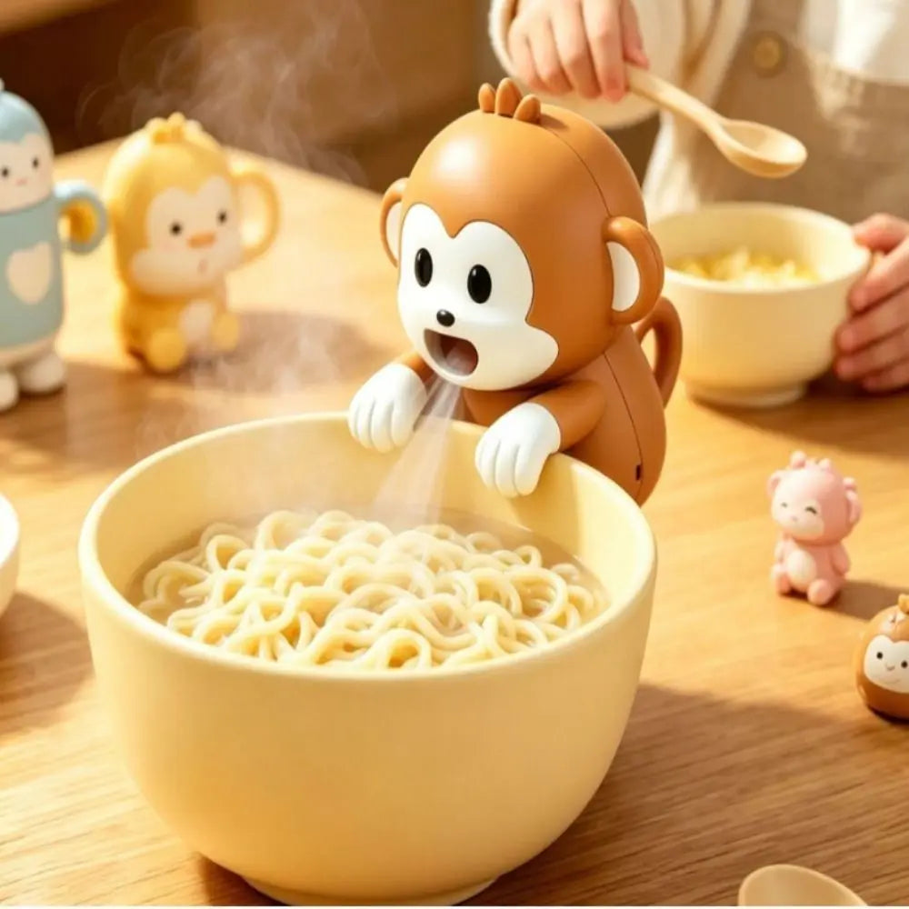 Cartoon Monkey Portable Food Cooling Fan – USB Rechargeable Baby Food Cooling Fan Axl
