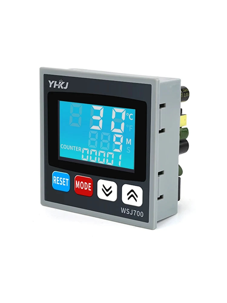 WSJ700 Digital Temperature Controller Timer SSR Relay 100-240VAC Temperature Controller Axl