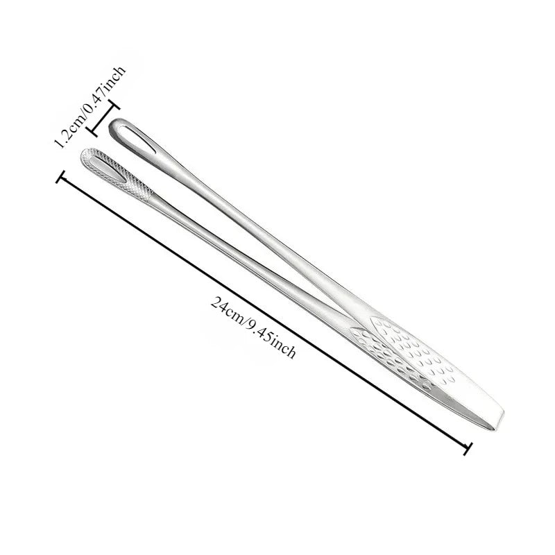 Stainless Steel Kitchen Tongs | BBQ Grill & Cooking Tweezers Kitchen Tongs Axl 24cm 1pc