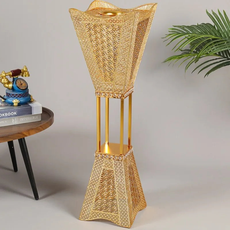 Luxury Gold Metal Incense Burner – Elegant Decorative Censer Incense Burner Axl