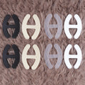 H-Shape Bra Strap Buckle Clips – 4 Colors Anti-Slip Bra Strap Clips Axl One Size color mixing