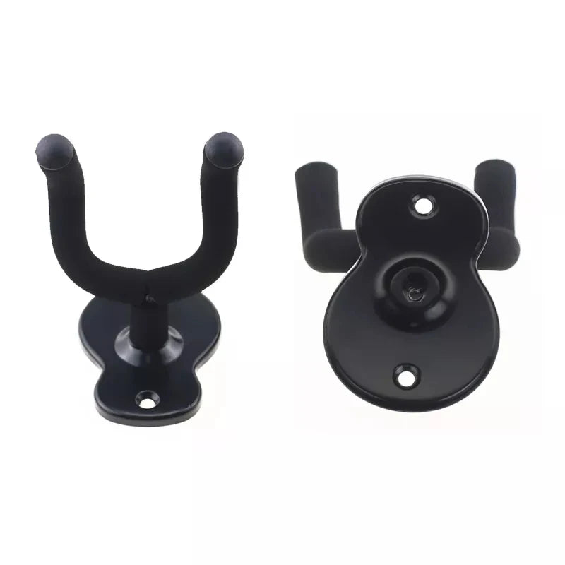 Metal Guitar Wall Hanger Hook – Non-Slip Mount for Guitar & Ukulele Guitar Wall Hanger Axl