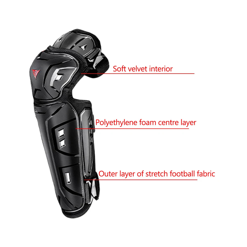 Knee & Elbow Pads Set 4Pcs – Motocross & Skating Protection Protective Riding Pads Axl