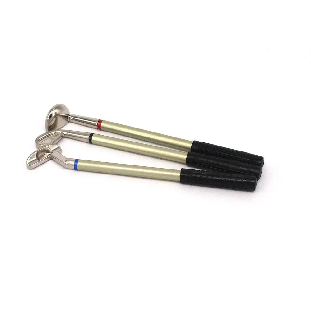 Golf Shape Gel Pen Set 3-Pack | Black Blue Red Ink Gift Box Gel Pen Set Axl