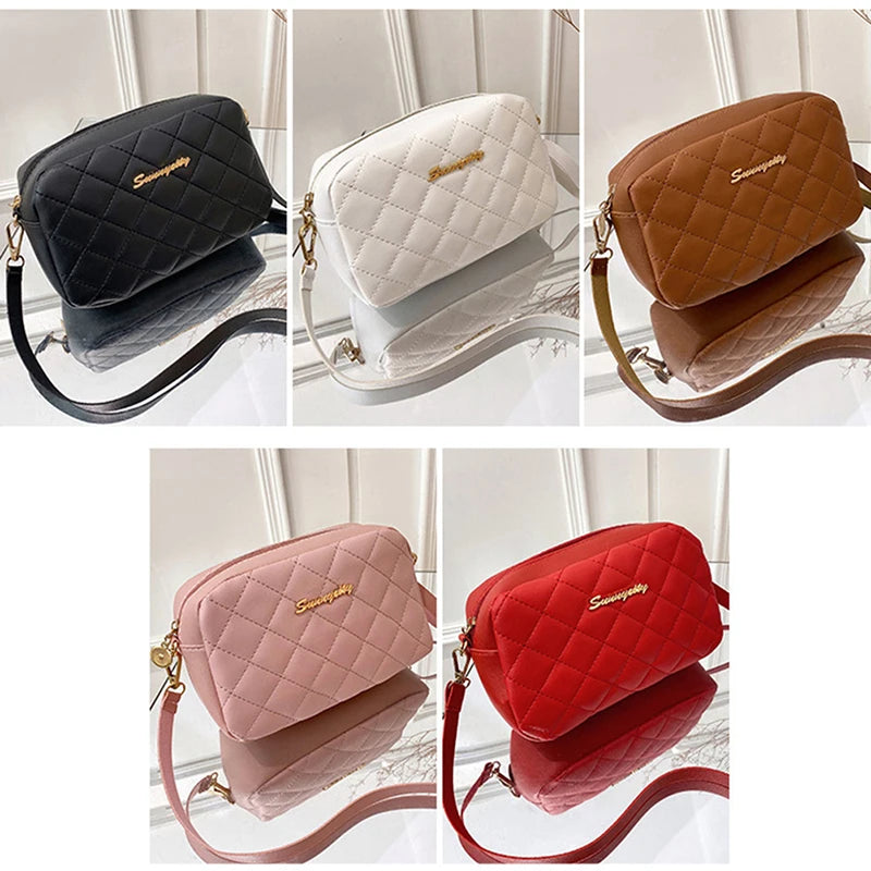 Women's Tassel Crossbody Bag – Quilted PU Leather Shoulder Bag Crossbody Shoulder Bag Axl