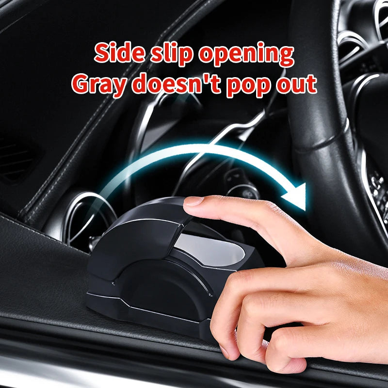 Car Door Ashtray with Lid – Smokeless Portable Auto Ashtray Car Ashtray Axl