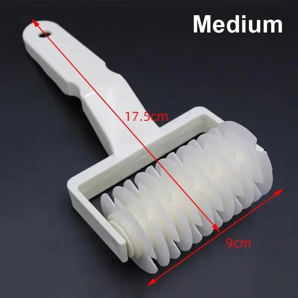 Dough Lattice Roller Cutter S/M/L – Pastry Net Wheel Tool Pastry Roller Cutter Axl Medium
