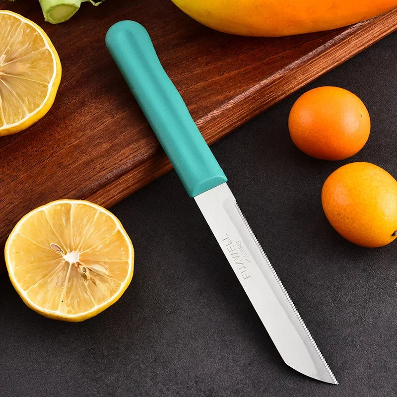 12-Piece Stainless Steel Steak & Fruit Knife Set – Serrated Kitchen Knife Set Axl