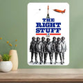 The Right Stuff Classic Movie Metal Poster Sign | Retro Wall Art Metal Wall Sign Axl aluminum sign aluminum 14x20cm