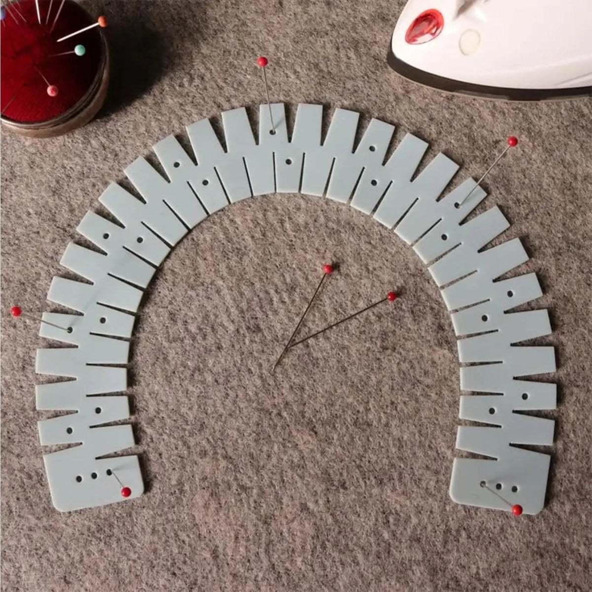 Silicone Flexible Hem Ruler – Heat-Resistant Sewing Hemming Tool Sewing Hemming Tool Axl