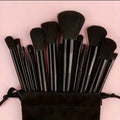 Professional Makeup Brush Set – Kabuki, Powder & Eyeshadow Makeup Brush Set Axl 13pcs-black-1set