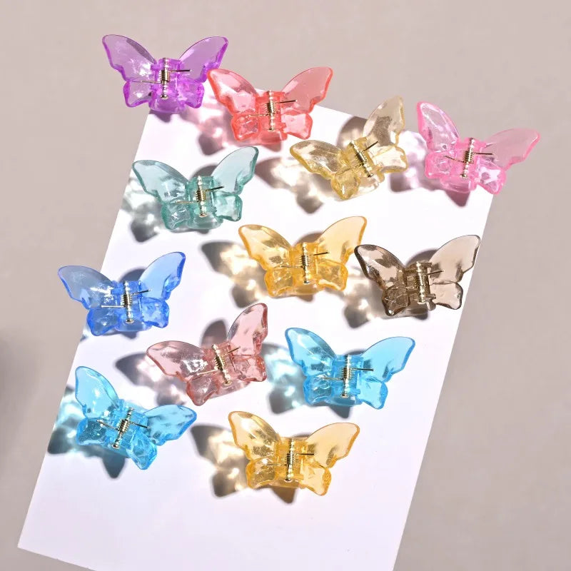 20 Pc Mini Butterfly Hair Clips – Macaron Colors for Girls & Women Butterfly Hair Clips Axl
