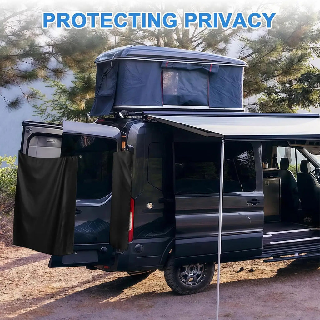 Outdoor Portable Shower Curtain – Waterproof Oxford Cloth & Magnetic Outdoor Privacy Curtain Axl