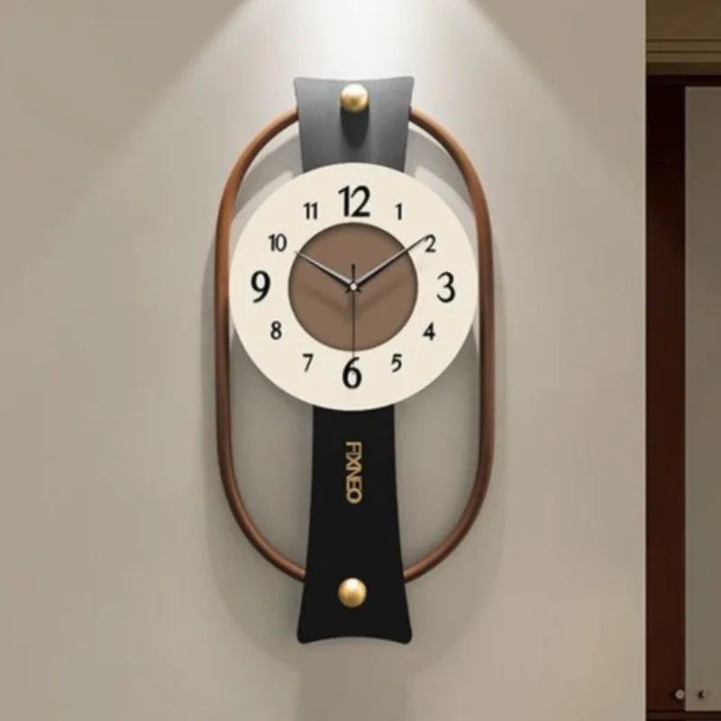 Luminous Large Wall Clock – Silent Minimalist Home Décor Wall Clock Axl