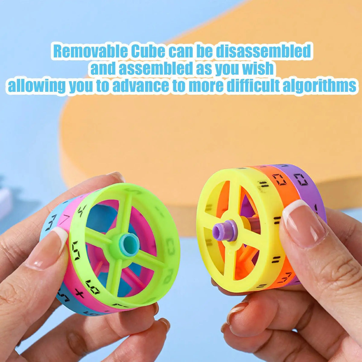 Math Arithmetic Cube – Colorful Number Learning Toy for Kids Educational Math Toy Axl