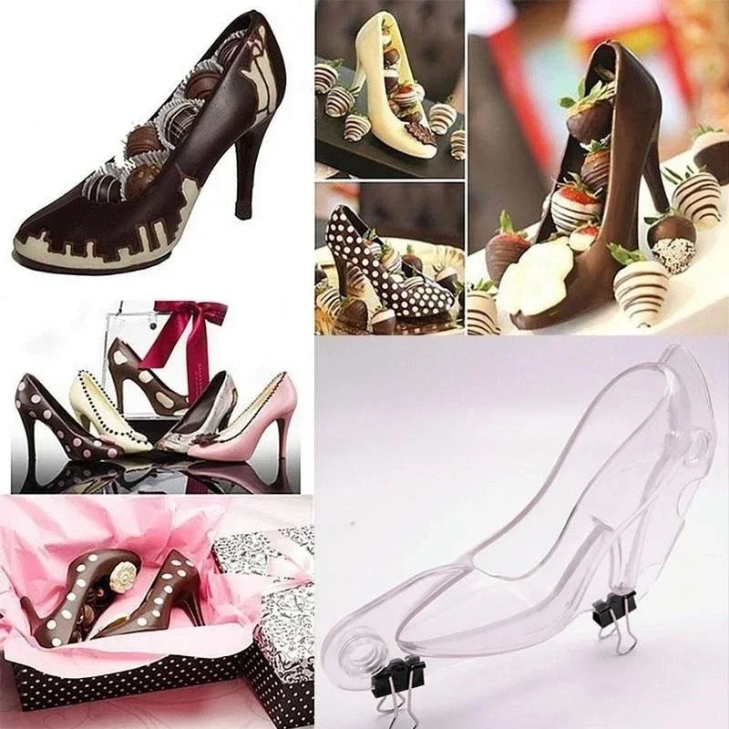 High Heel Shoe Silicone Mold – Chocolate, Candy & Cake Decor Silicone Baking Mold Axl