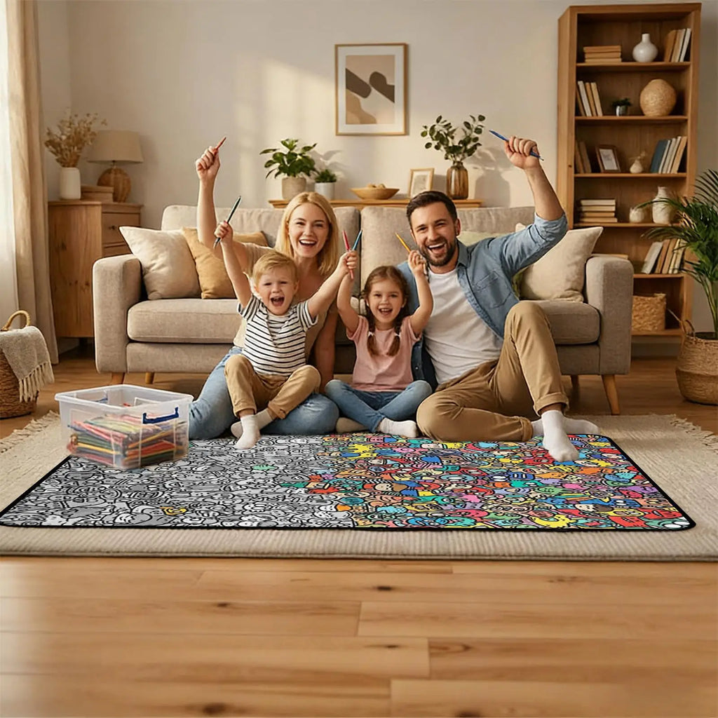 Color Your Own DIY Fleece Throw Blanket – Kids & Families DIY Coloring Blanket Axl