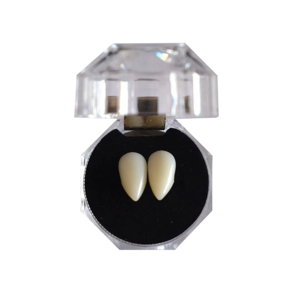Halloween Vampire Fangs – Scary Cosplay Teeth Props 2 Pack Costume Fang Props Axl