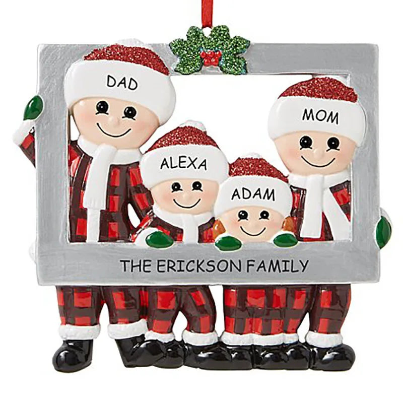 Reindeer Family Christmas Tree Ornament Pendant | 2–6 People Christmas Tree Ornament Axl style 6 3