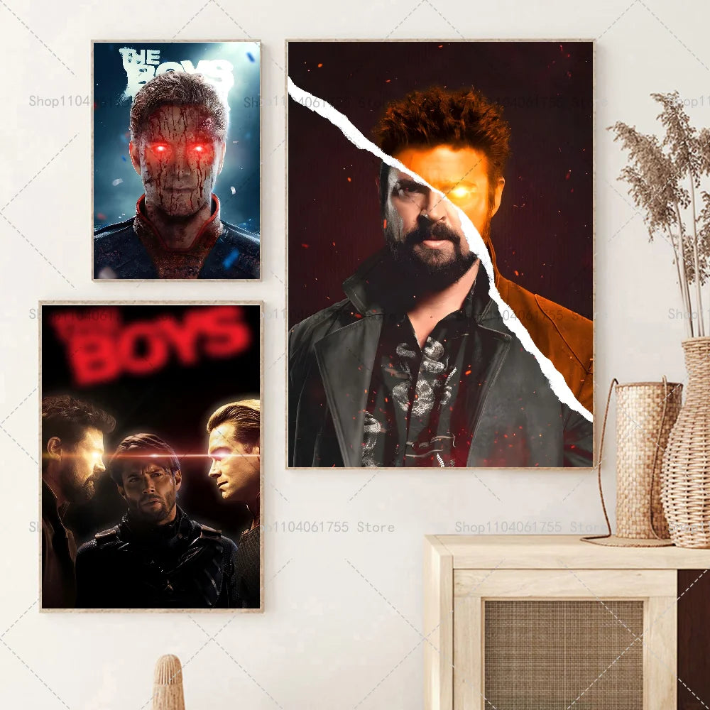 The Boys TV Show Wall Poster – Self-Adhesive Waterproof Art Wall Art Poster Axl