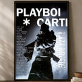 Playboi Carti Opium HD PVC Wall Poster – Peel & Stick Wall Art Poster Axl White01 60X90cmNoframe