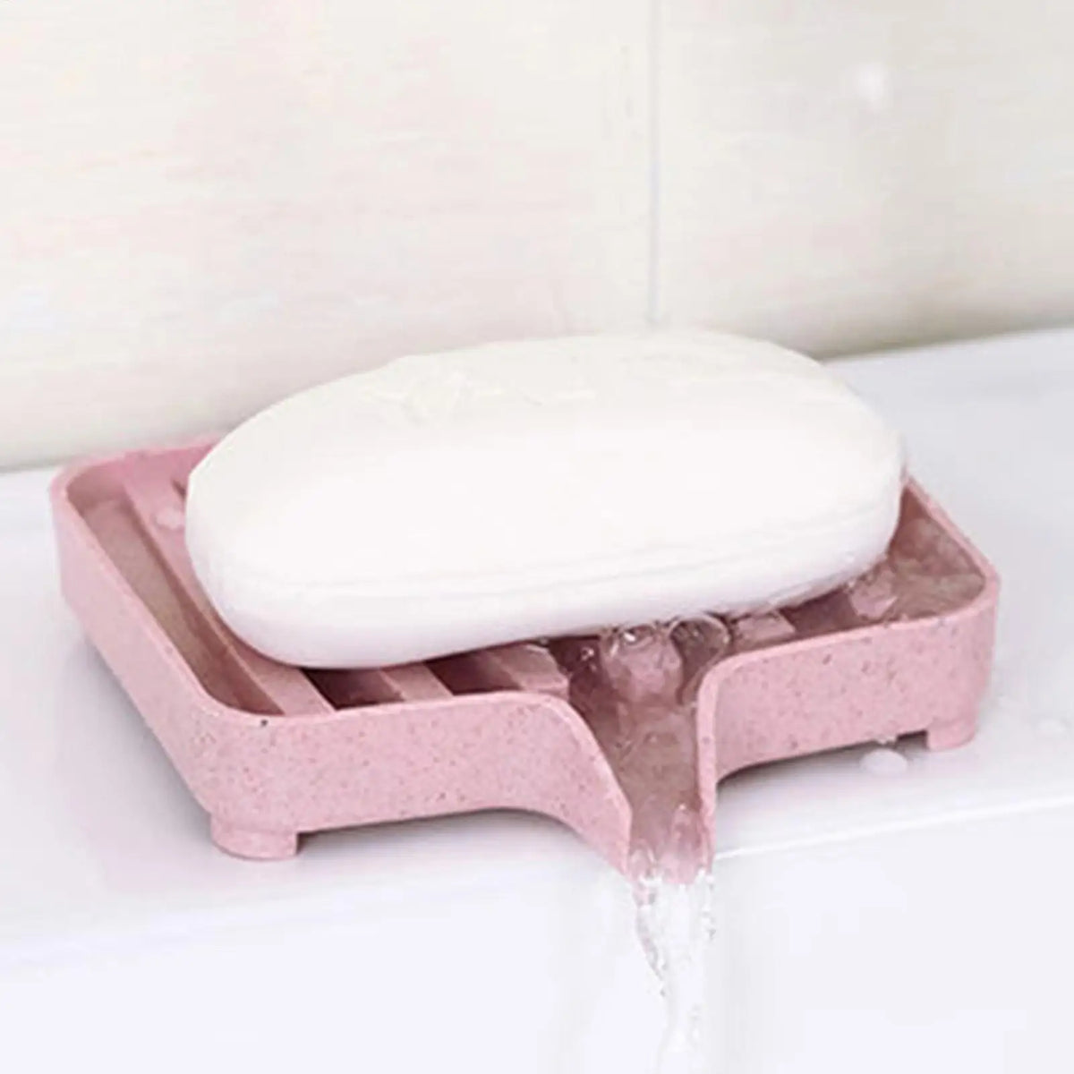 Draining Soap Dish – Space-Saving Shower Soap Holder Soap Dish Axl