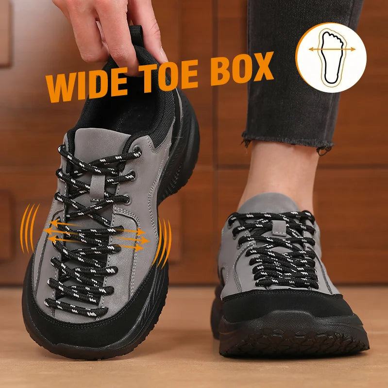 AZGB Barefoot Sneakers – Wide Toe Zero Drop Hiking Shoes Barefoot Sneakers Axl