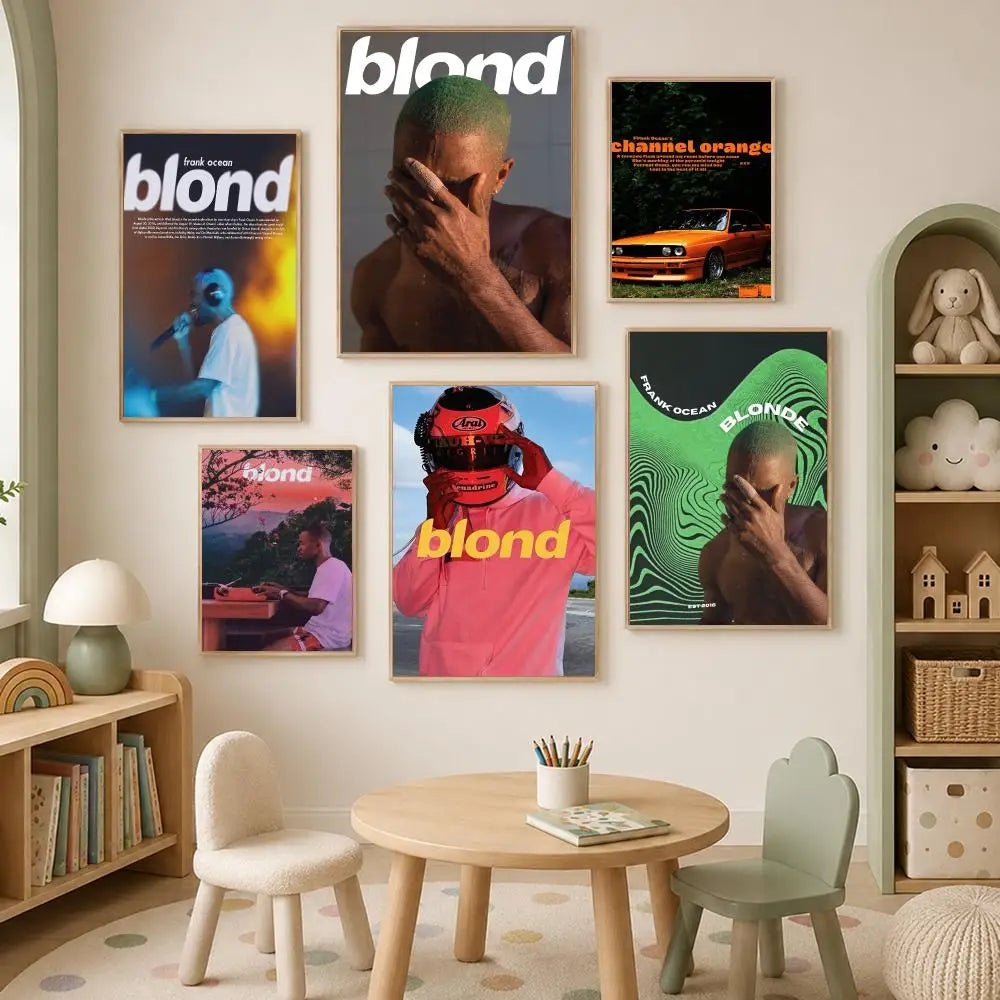Frank Ocean HD Self-Stick Wall Art Poster – Waterproof Decor Wall Art Poster Axl
