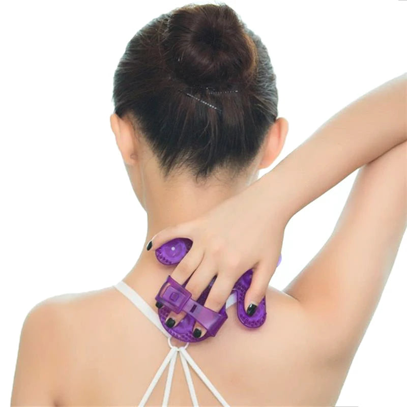 Palm Massage Glove – 9 Metal Roller Balls, 360° Body Massager Body Massage Glove Axl