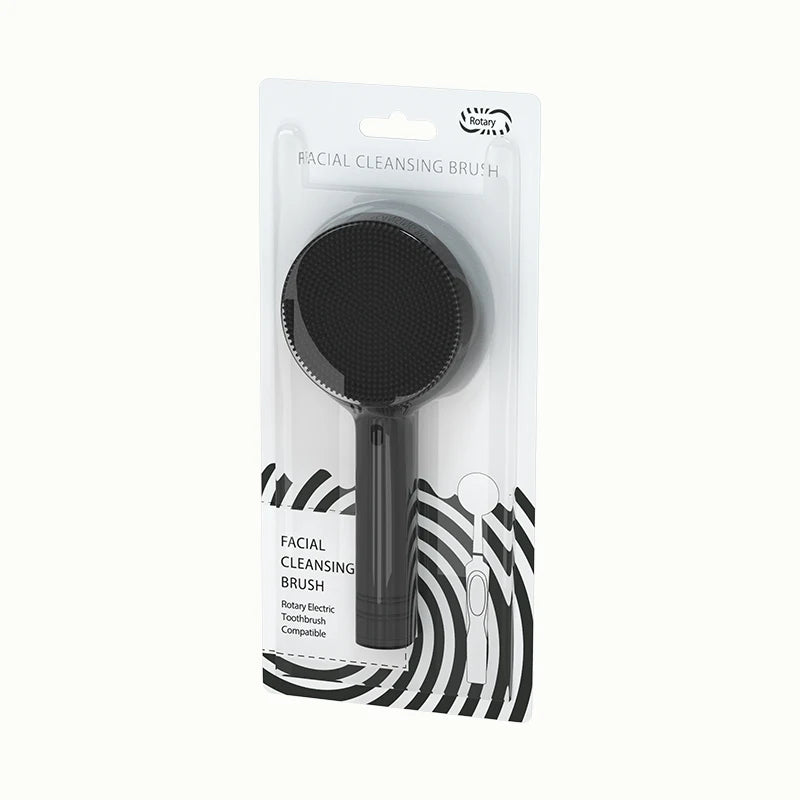 Silicone Facial Cleansing Brush Head for Oral-B Electric Handles Facial Cleansing Brush Axl black