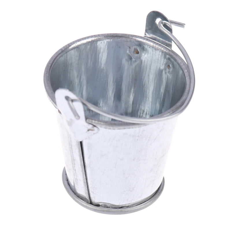 1:12 Dollhouse Miniature Metal Milk Can Bucket – Farm Decor Dollhouse Accessory Axl One Size