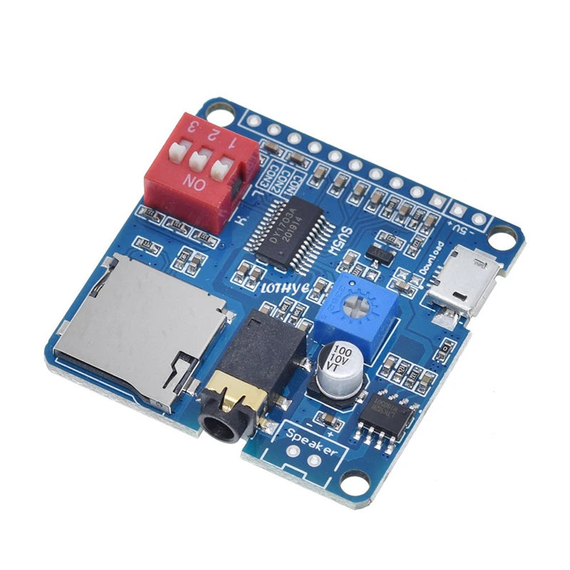 DY-SV5W 5W MP3 Voice Module – Serial Control for Arduino MP3 Playback Module Axl