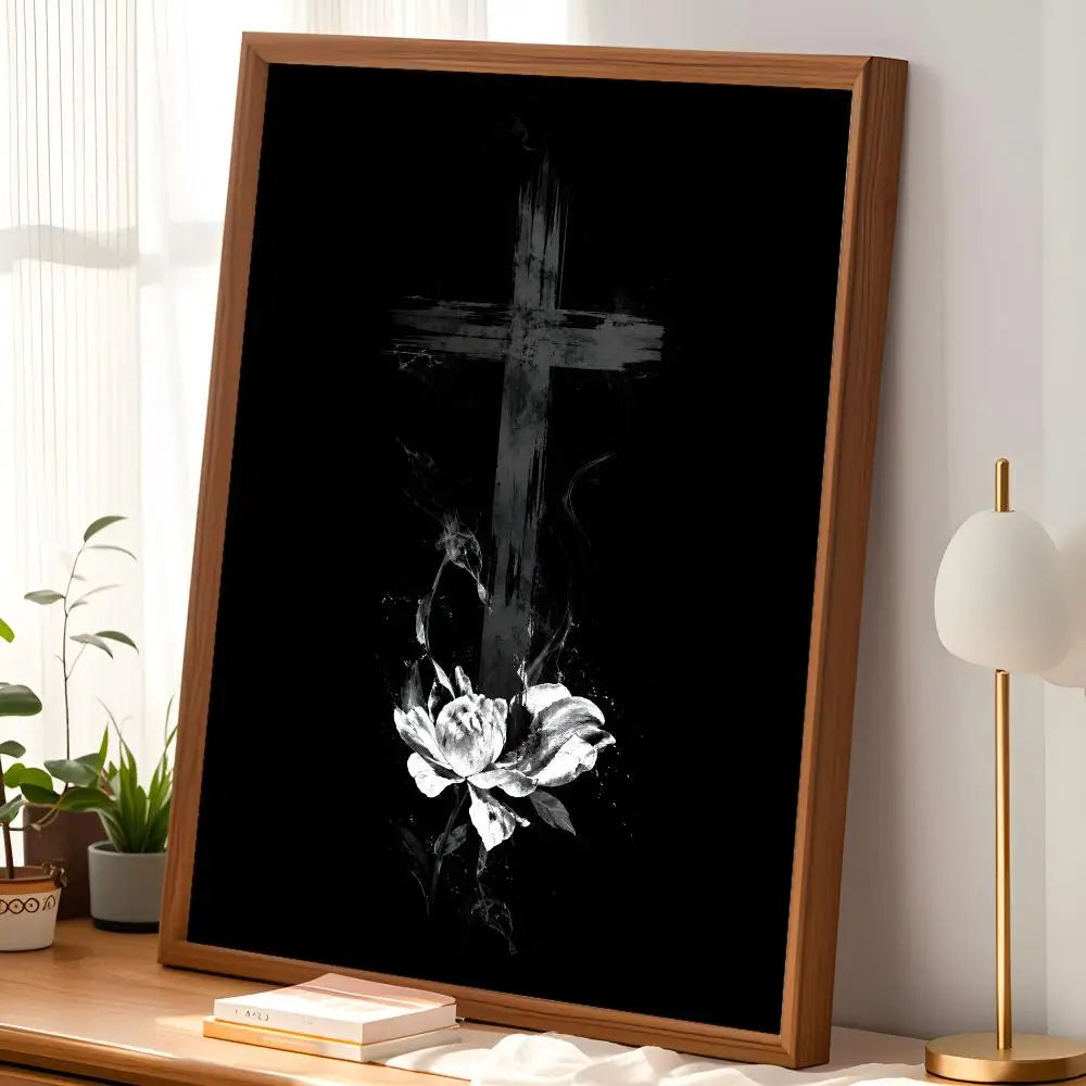 Bible Verse Jesus Christ Christian Wall Art Poster | Waterproof Wall Art Poster Axl