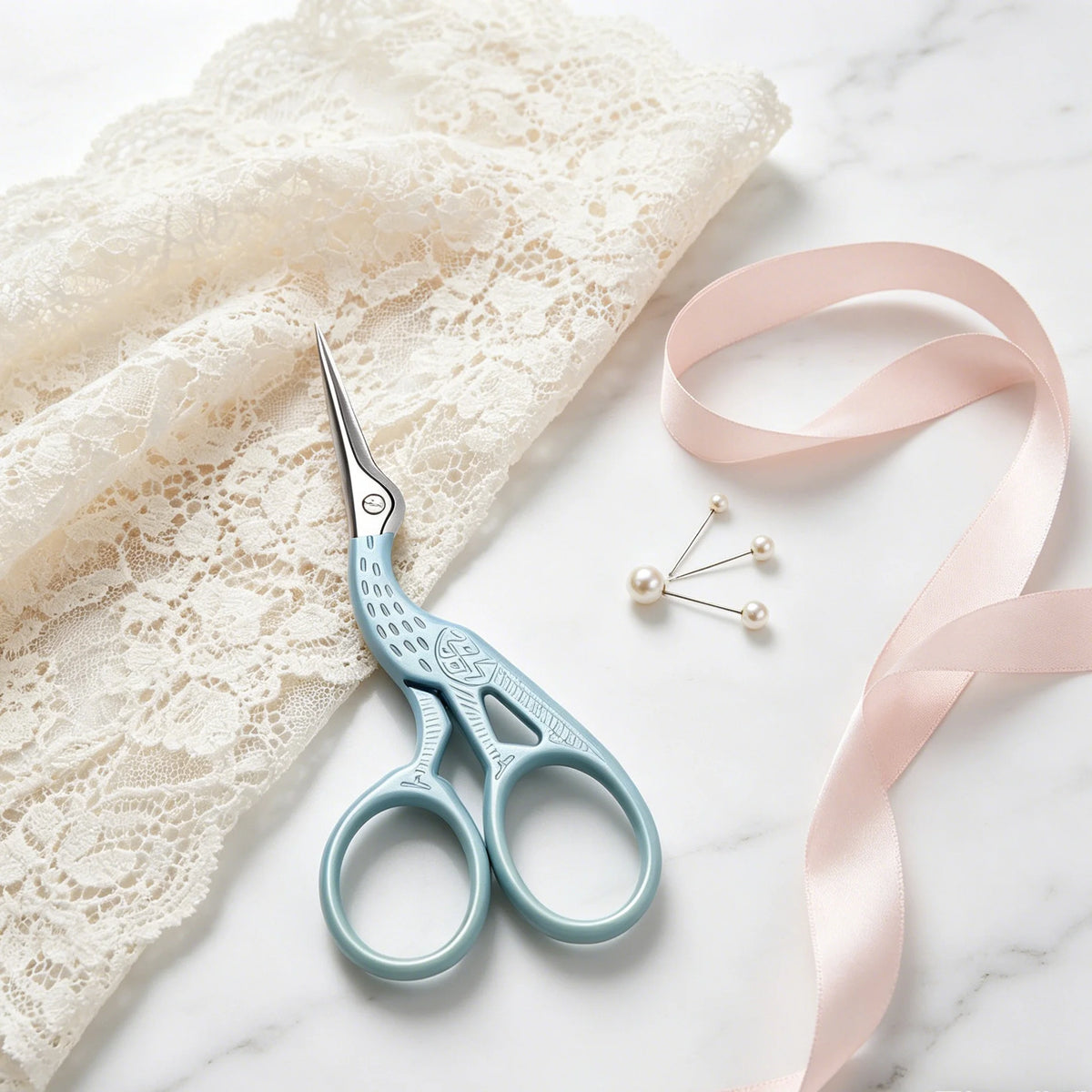 Vintage Tailor Scissors – Steel Craft & Sewing Shears 1/2 Pack Tailor Scissors Axl Scissors-Blue-1PC